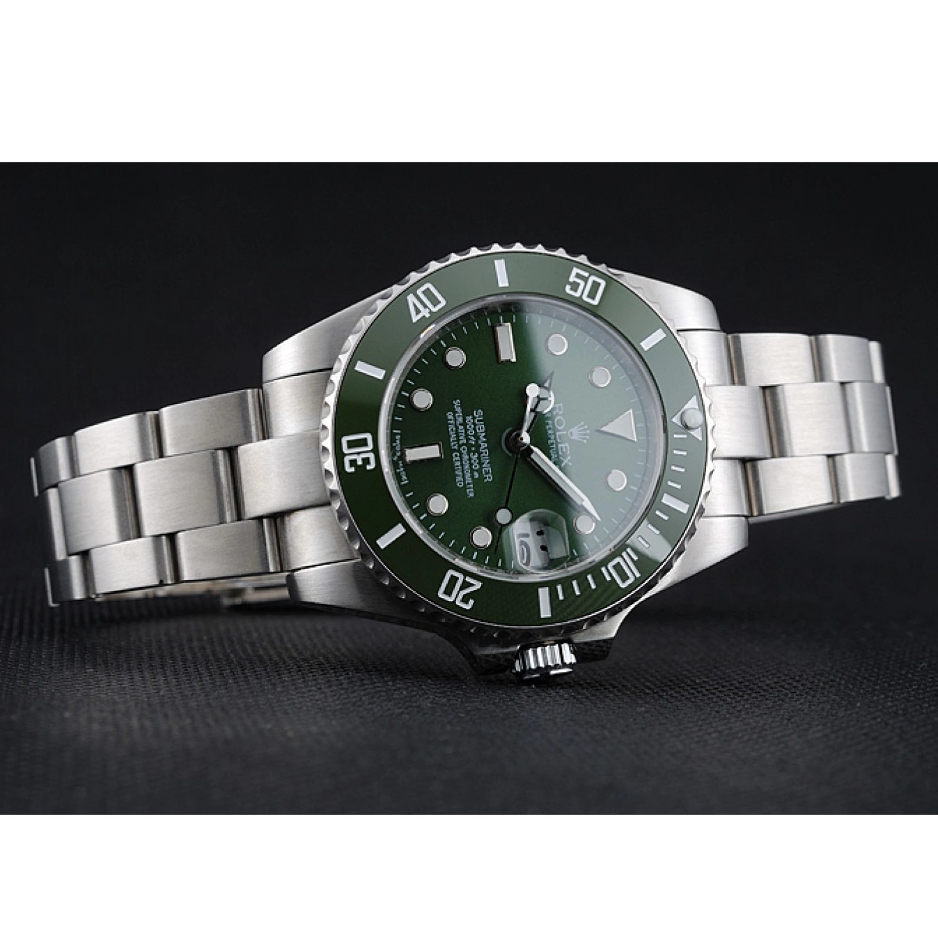 AAA replica watch Dial Stainless Bracelet Steel Green 1454151 Rolex Submariner 0705